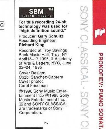 Sergei Prokofiev, Yefim Bronfman : Piano Sonatas No. 2, 3, 5 & 9 (CD, Album)