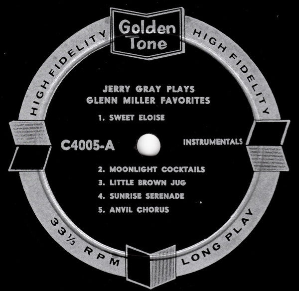 Jerry Gray : Jerry Gray Plays Glenn Miller Favorites (LP, Album, Mono)