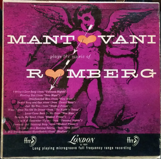 Mantovani : Mantovani Plays The Music Of Romberg (LP)