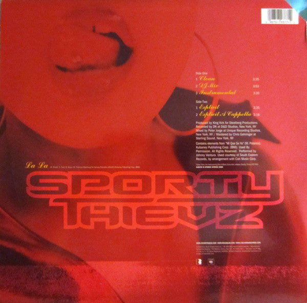 Sporty Thievz : La La (12", Single)