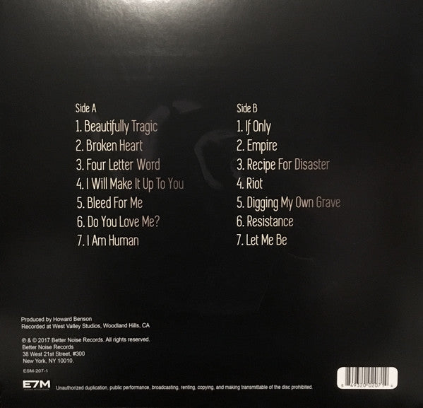 Escape The Fate : I Am Human (LP, Album)