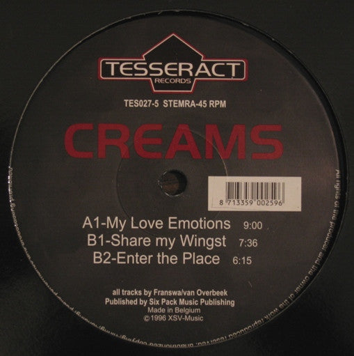 Creams : My Love Emotions (12")