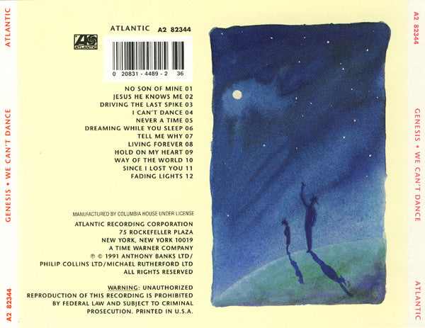 Genesis : We Can't Dance (CD, Album, Club)