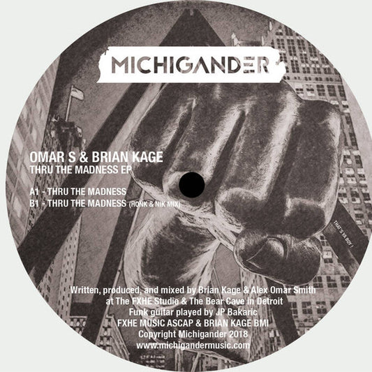 Omar-S & Brian Kage : Thru The Madness EP (12", EP)