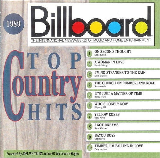 Various : Billboard Top Country Hits - 1989 (CD, Comp)