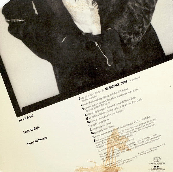 Holly Oas : He's A Rebel (12")