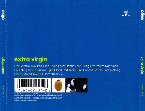 Olive : Extra Virgin (CD, Album)