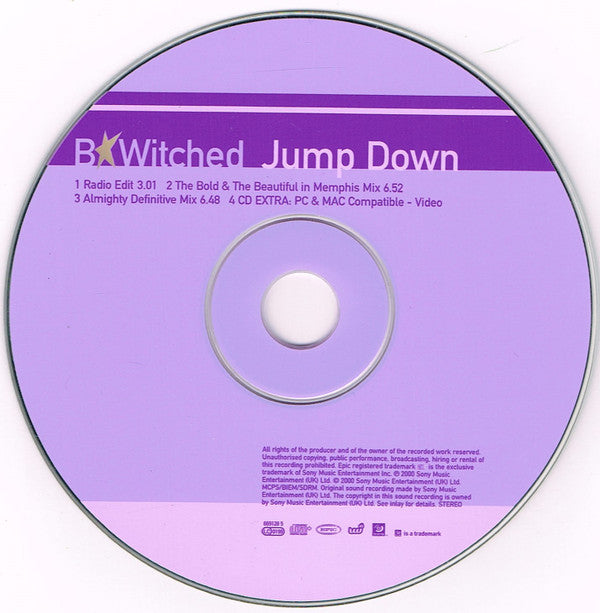 B*Witched : Jump Down (The Mixes) (CD, Single, Enh)