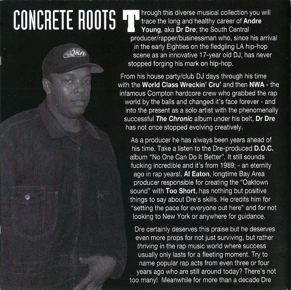 Buy Dr. Dre : Concrete Roots Anthology (CD, Comp) Online for a