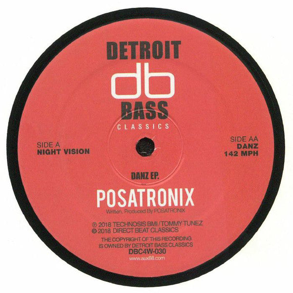 Posatronix : Danz EP. (12", EP, RE)