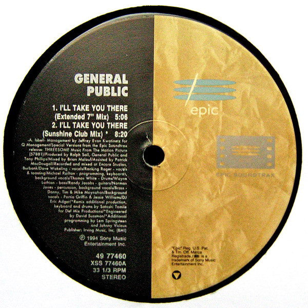 General Public : I'll Take You There (12", Single)