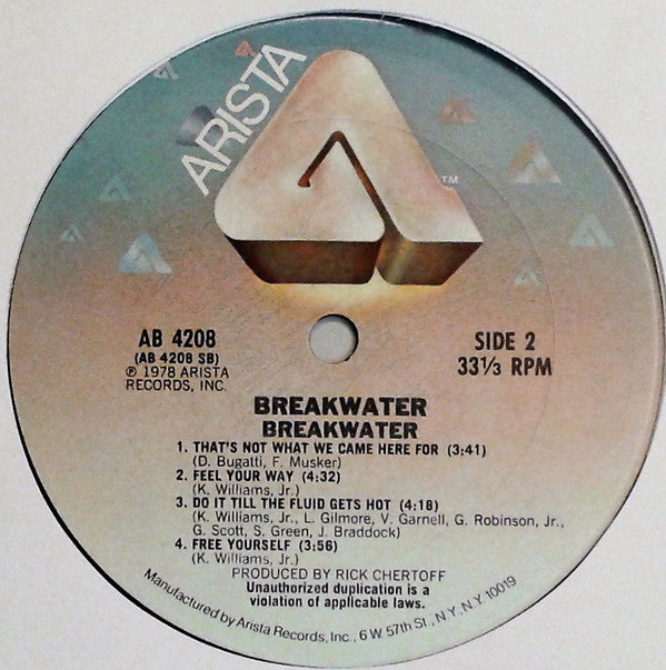 Breakwater : Breakwater (LP, Album, Pit)