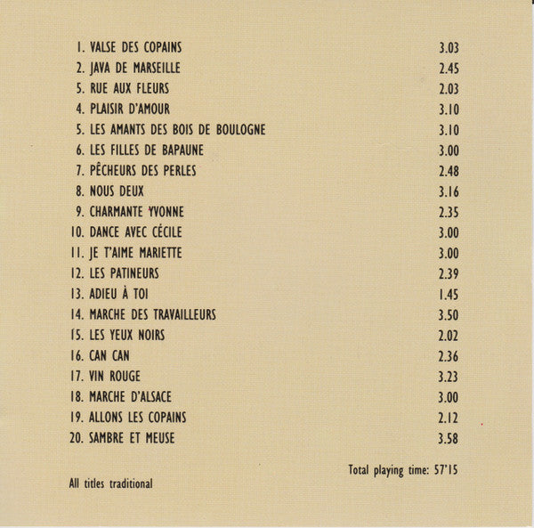 Les Compagnons D'Accordéon : The World of France (CD, Album)