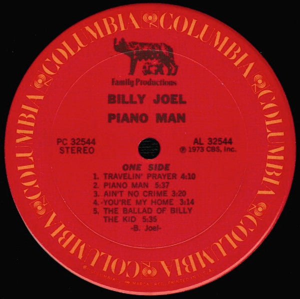Billy Joel : Piano Man (LP, Album, RE, Pit)