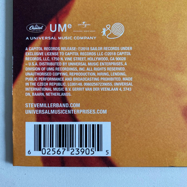 Steve Miller Band : Fly Like an Eagle (LP, Album, RE, RM, 180)