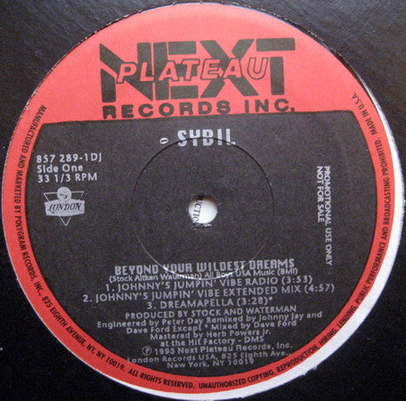 Sybil : Beyond Your Wildest Dreams (12", Promo)