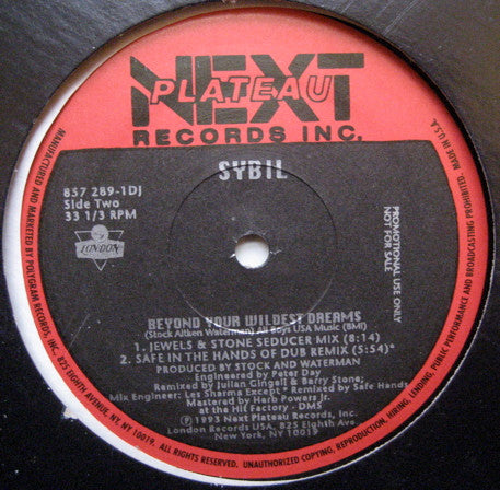Sybil : Beyond Your Wildest Dreams (12", Promo)