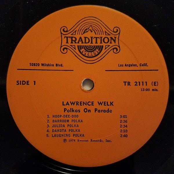 Lawrence Welk : Polkas On Parade (LP, RE)