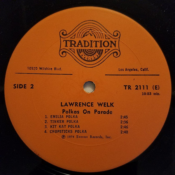 Lawrence Welk : Polkas On Parade (LP, RE)