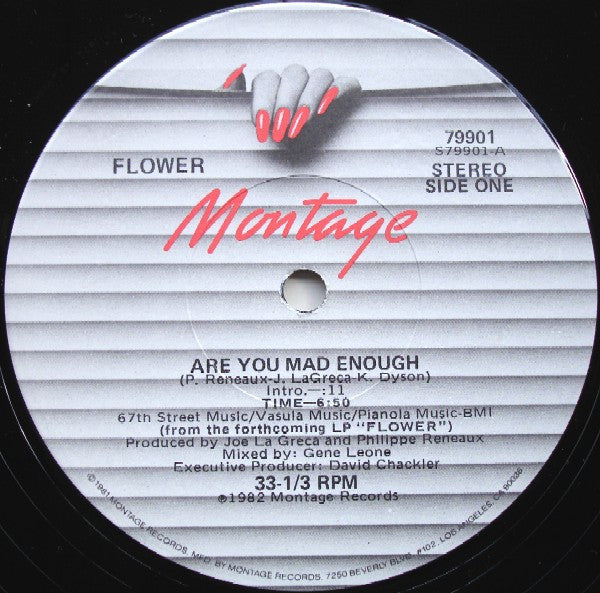 Flower (2) : Are You Mad Enough / New York (12")