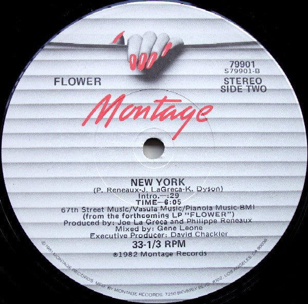 Flower (2) : Are You Mad Enough / New York (12")