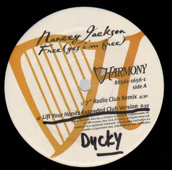 Nancey Jackson : Free (Yes I'm Free) (12")