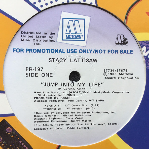 Stacy Lattisaw : Jump Into My Life (12", Promo)
