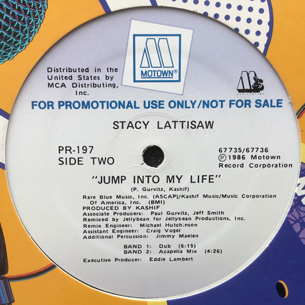 Stacy Lattisaw : Jump Into My Life (12", Promo)