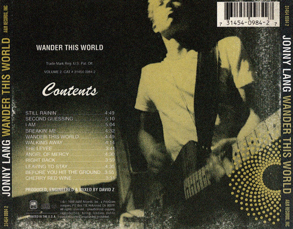 Jonny Lang : Wander This World (CD, Album)