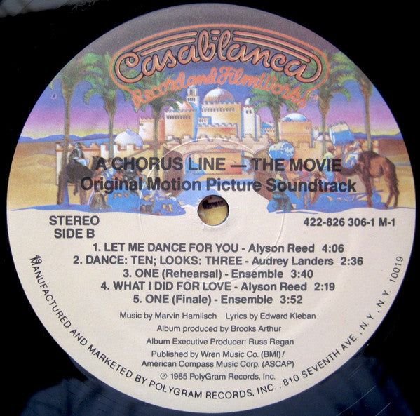 Various : A Chorus Line - Original Motion Picture Soundtrack (LP, Album, Gat)