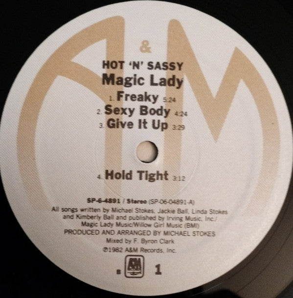Magic Lady : Hot 'n' Sassy (LP, Album, B)