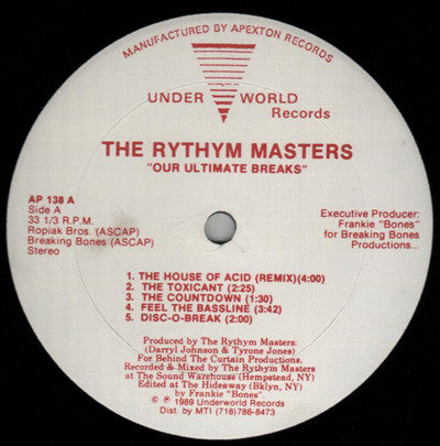 The Rhythm Masters : Our Ultimate Breaks (12")