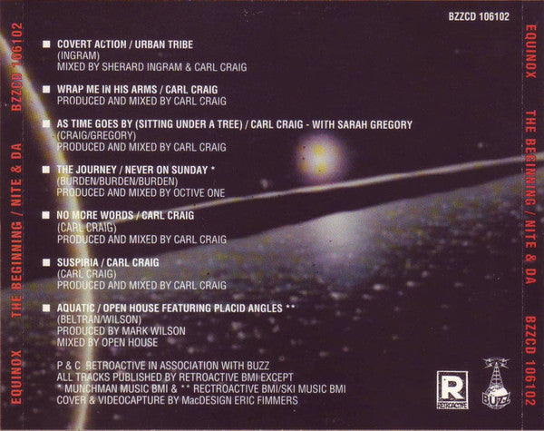 Various : Equinox / The Beginning / Nite & Da (A Retroactive Compilation) (CD, Comp)