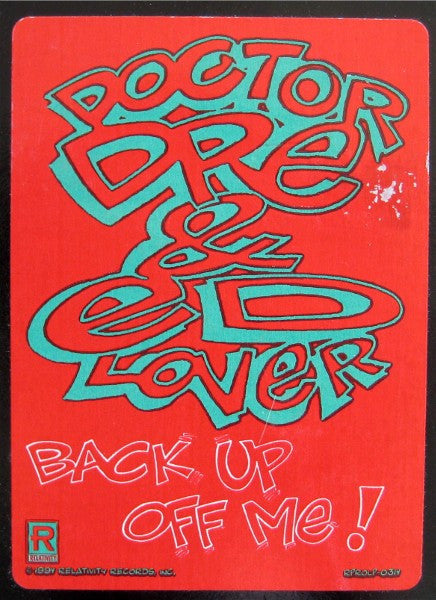 Doctor Dré & Ed Lover : Back Up Off Me (12", Promo)