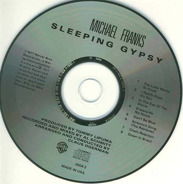 Michael Franks : Sleeping Gypsy (CD, Album)