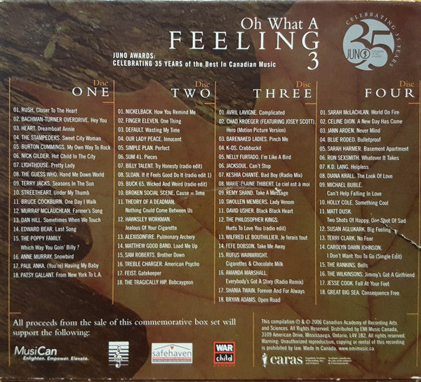 Various : Oh What A Feeling 3 (4xCD, Comp)