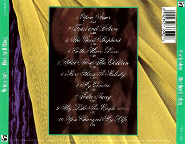 Yolanda Adams : More Than A Melody (CD, Album)