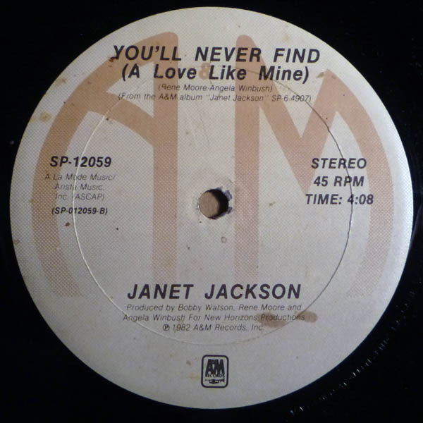 Janet Jackson : Say You Do (12")