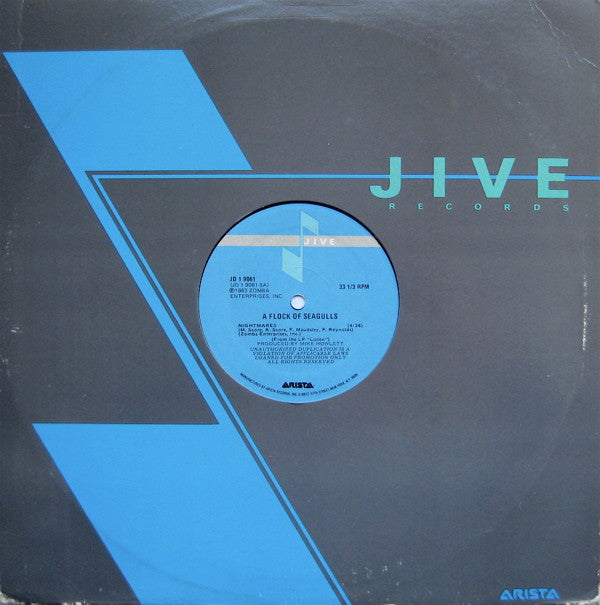 A Flock Of Seagulls : Nightmares (12", Promo)
