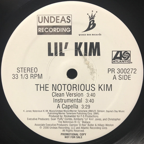 Lil' Kim : The Notorious Kim (12", Promo)
