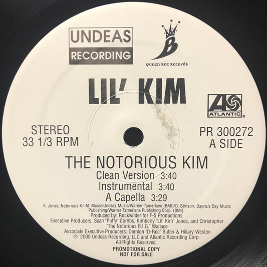 Lil' Kim : The Notorious Kim (12", Promo)