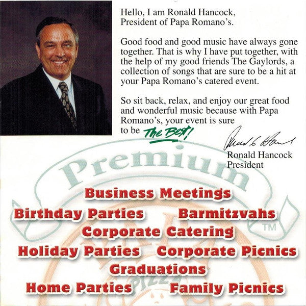 The Gaylords : Party Time! (CD, Album, Promo)