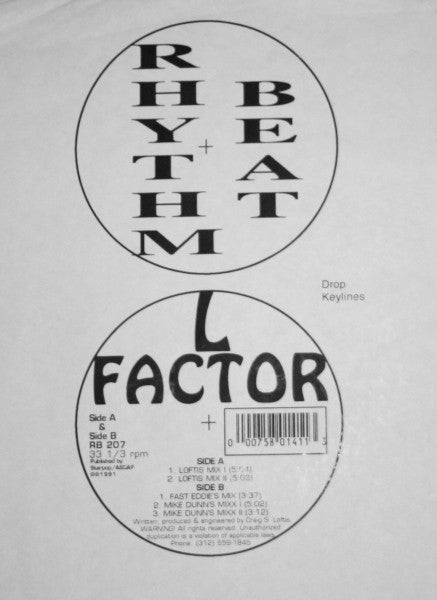 L Factor : Claim To Be (12", Promo, W/Lbl)