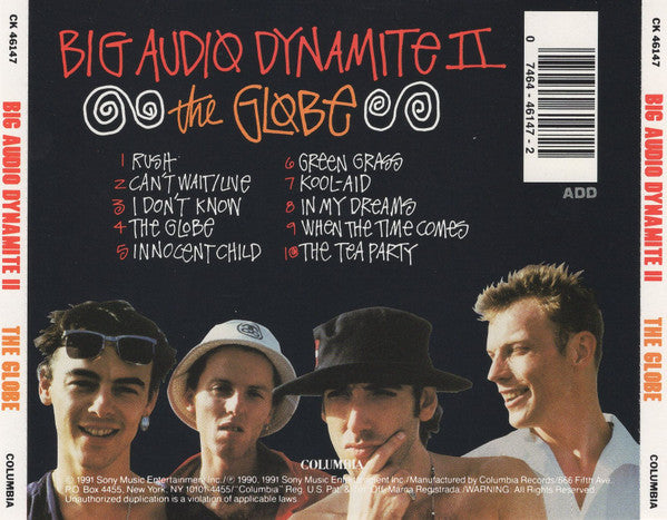 Big Audio Dynamite II : The Globe (CD, Album)