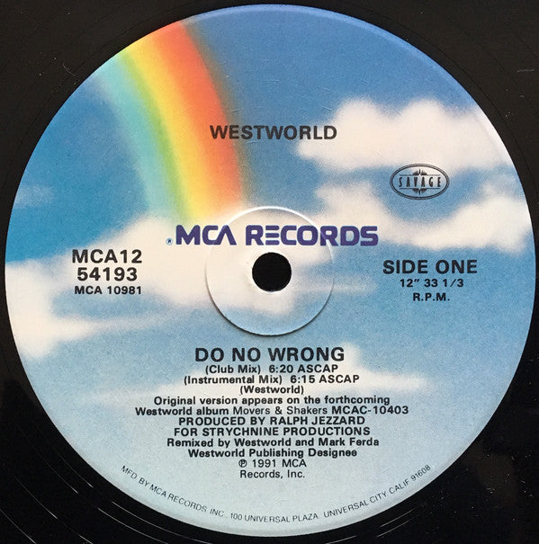 Westworld (2) : Do No Wrong (12")