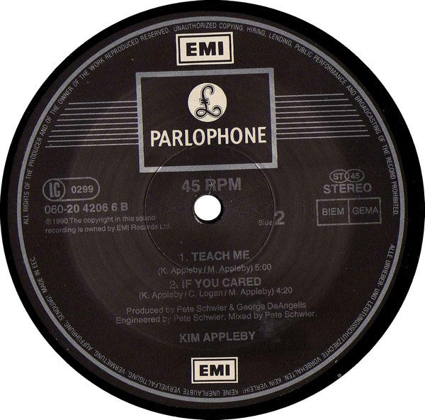 Kim Appleby : Don't Worry (Remix) (12", Maxi)