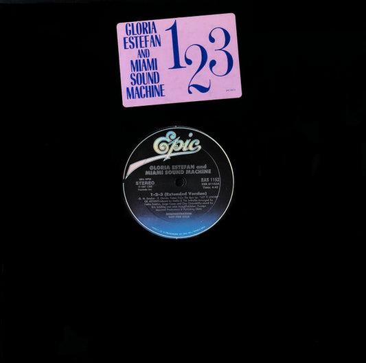 Miami Sound Machine : 123 (12", Single, Promo)