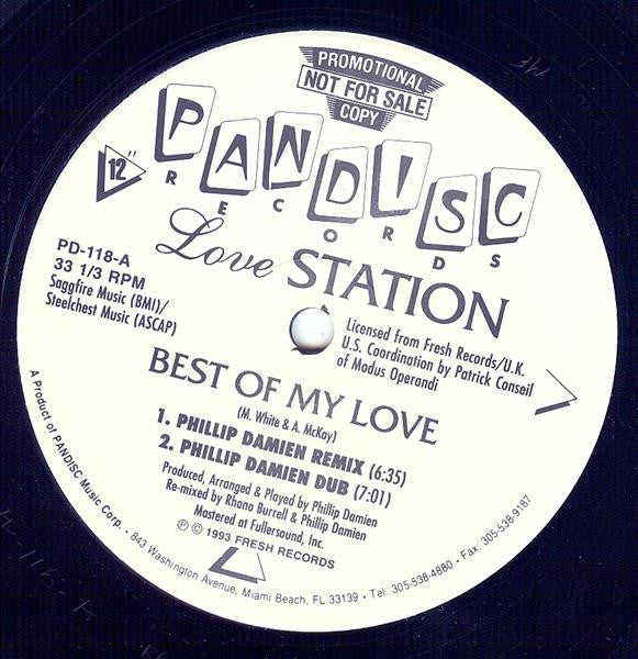 Lovestation : Best Of My Love (12", Promo)