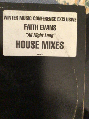 Faith Evans : All Night Long (12", Promo)