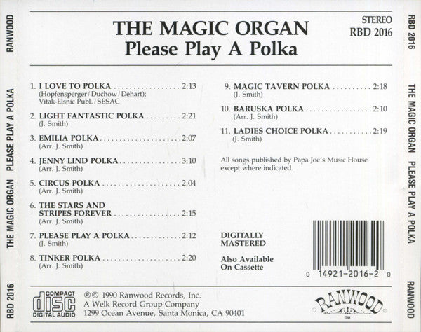The Magic Organ : Please Play A Polka (CD, Album, RE)